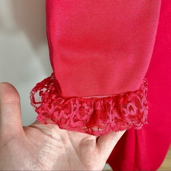 Asos Pink Lace Trim Dress NWT 10 Women’s Sheath - Picture 4 of 9